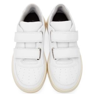 Acne Studios White Perey Strap Sneakers